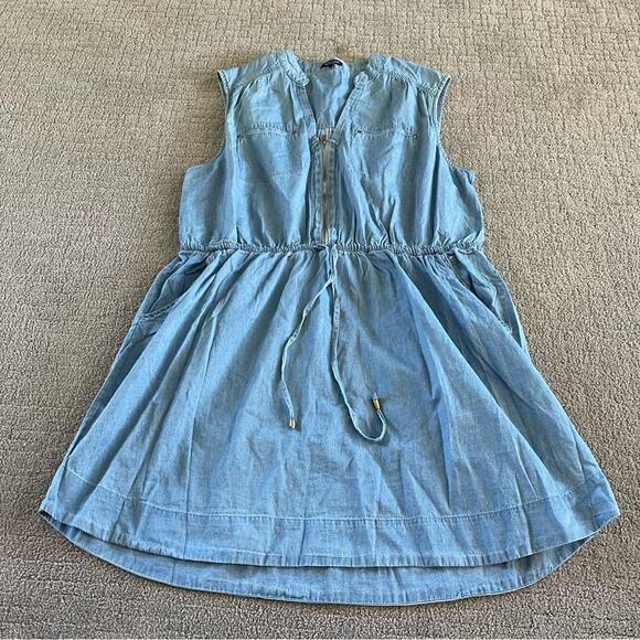 New Look Dresses & Skirts - New Look 2X Light Blue Casual Dress